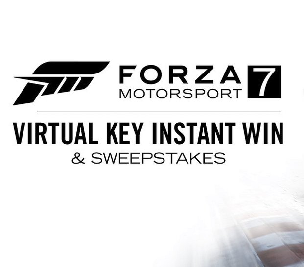 Forza Motorsport 7 Virtual Key Sweepstakes