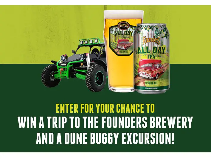 Founders Brewery Trip Sweepstakes - Win A Trip For Two To Grand Rapids, MI (2 Winners)
