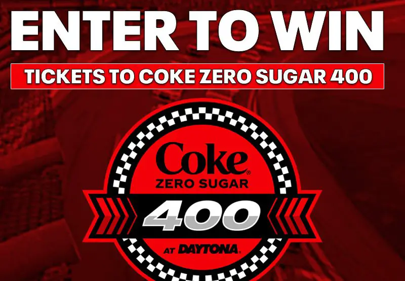 Fox 35 Orlando COKE ZERO 400 Ticket Giveaway - Win 2 Coke Zero Sugar 400 + 4 WAWA 25 Tickets