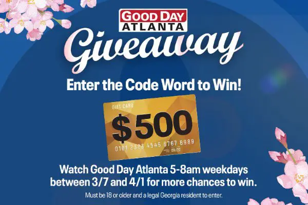 Fox 5 Atlanta Giveaway - Win A $500 AMEX Gift Card In The Good Day Atlanta Giveaway