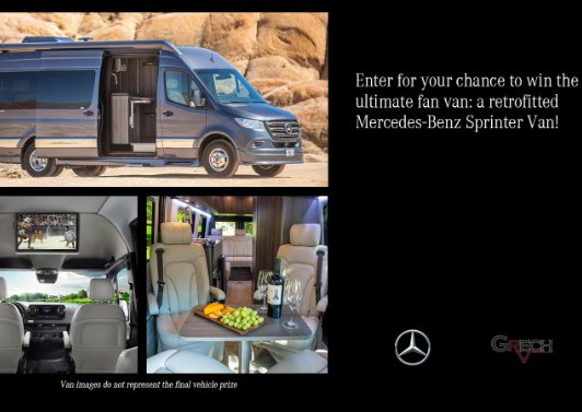 Fox Sports Radio Dan Patrick Show's Ultimate Fan Van Sweepstakes - Win A 2022 Mercedes-Benz Sprinter 3500XD Cargo Van