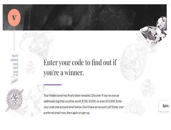 Fragrant Jewels Enter The Vault 2023 Giveaway - Win A $10,000 Diamond Ring
