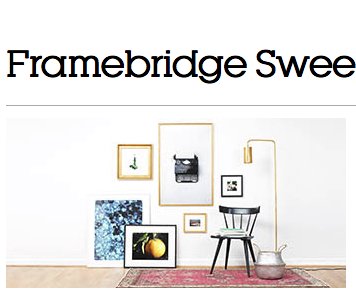 Framebridge Sweepstakes