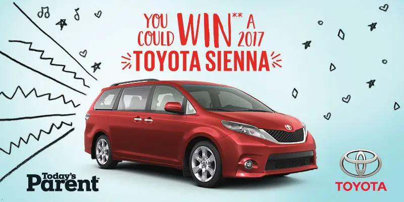 Free 2017 TOYOTA SIENNA Minivan! Win It!