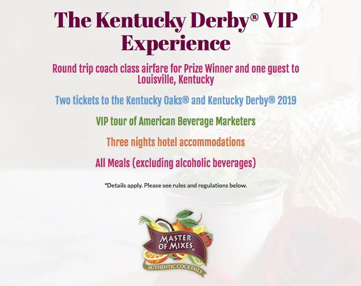 Free 2019 Kentucky Derby Trip