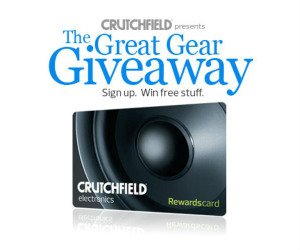 Free $350 Crutchfield Rewards Card
