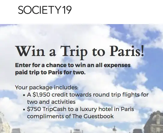 Free 5 Day Trip To Paris