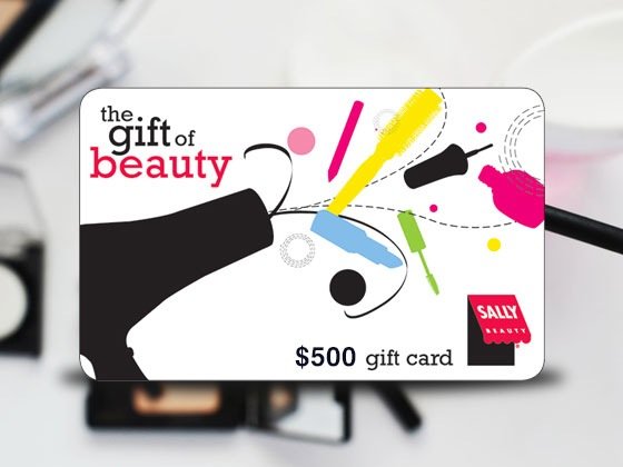 FREE $500 Sally Beauty Gift Card! Yours!