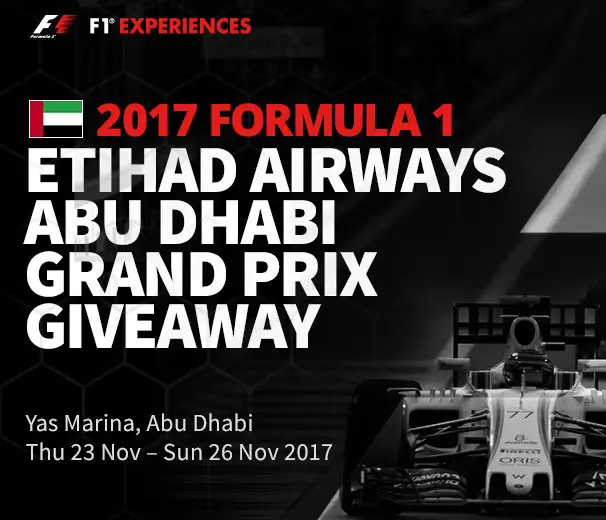 Free Abu Dhabi Grand Prix Trip