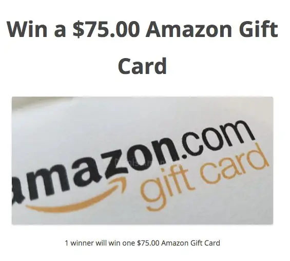 Free Amazon $75.00 Gift Card