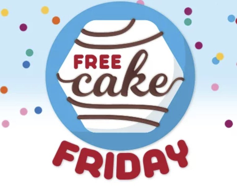 Free Cake Fridays Giveaway