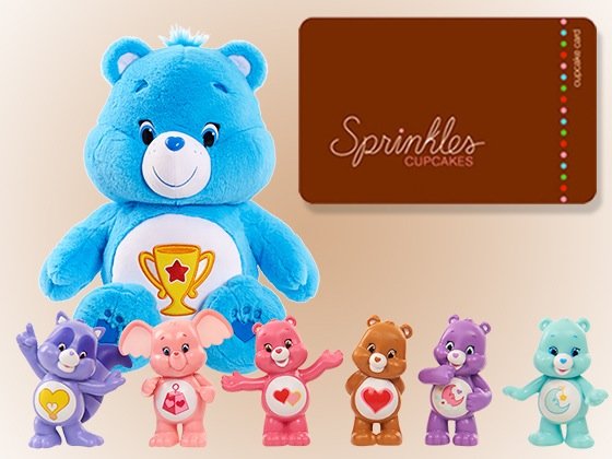 Free Care Bears Prize Package and Sprinkles Gift Card