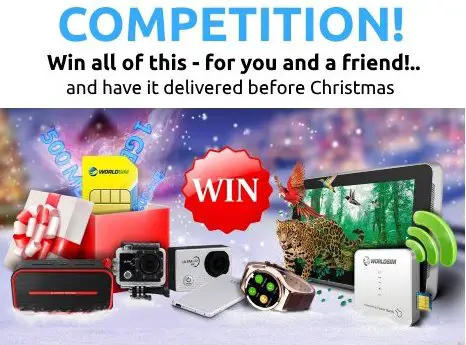 Free Christmas Travel Gadgets and Accessories!