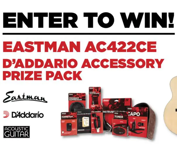 Free Eastman Ac422Ce & D'addario Prize Pack