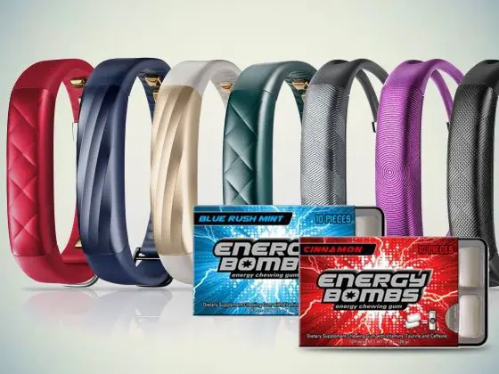 Free Energy Gum & Jawbone UP2 Activity Tracker