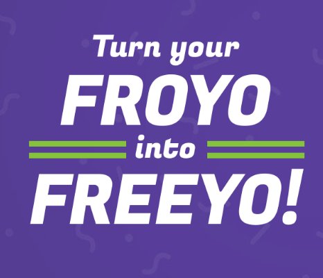 Free Froyo For A Year Sweepstakes