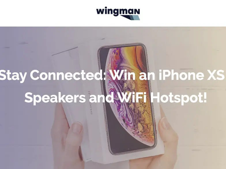 Free iPhone XS + Speakers And WiFi Hotspot
