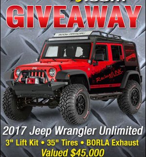 Free Jeep Wrangler Sweepstakes