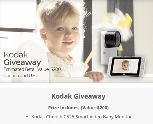 Free Kodak Cherish Baby Monitor