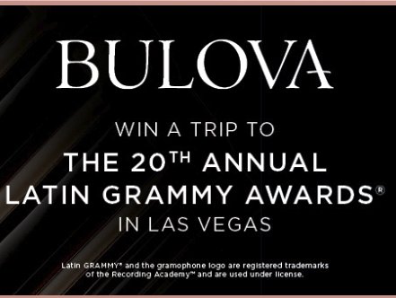 Free Latin Grammy Awards Trip to Las Vegas