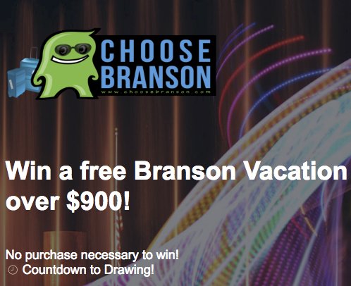 Free Lodging at the Branson Hilton for up to 4 people!