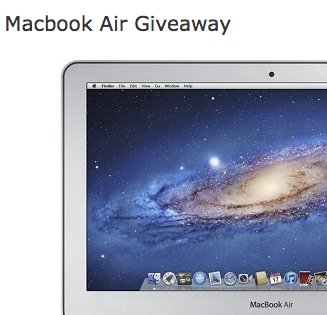 Free MacBook Air Giveaway