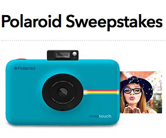 Free Polaroid Giveaway