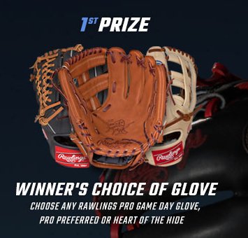 Free Rawlings Glove or Francisco Lindor