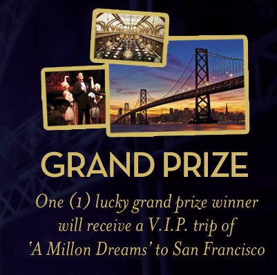 Free Trip for 2 to San Francisco