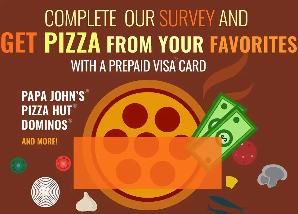Your Free Visa Gift Card for Pizza!