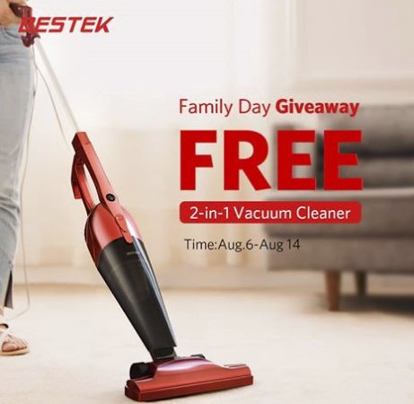Freebie Alert: 2-IN-1 Vacuum Cleaner