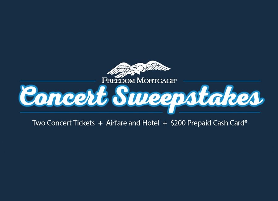 Freedom Mortgage Concert Sweepstakes - Win 2 Live Nation Tickets & More