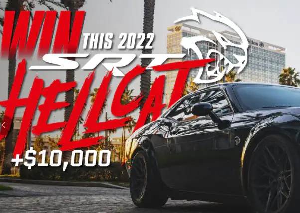 Freedom Street Garage Car Sweepstakes – Win A 2022 Dodge Challenger Widebody Hellcat + $10,000 Cash
