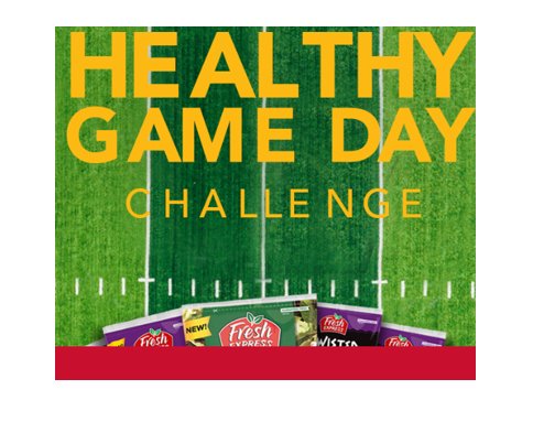 Fresh Express Healthy Game Day Challenge - Win A  Gas Grill, $500 Gift Card & More