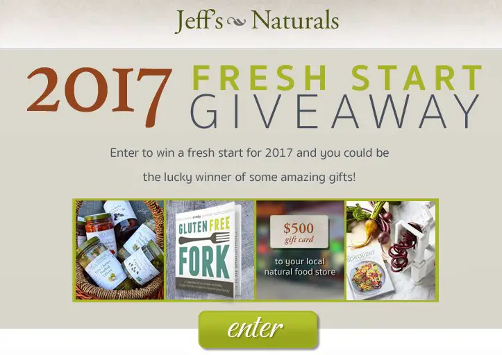 Fresh Start Healthy Sweepstakes!