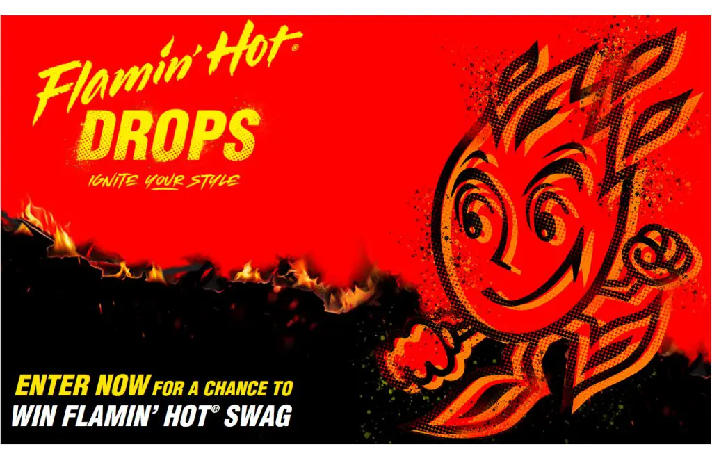 Frito-Lay Flamin' Hot Drops Instant-Win Game At 7-Eleven - Win Official Flamin' Hot Merch (30 Winners)