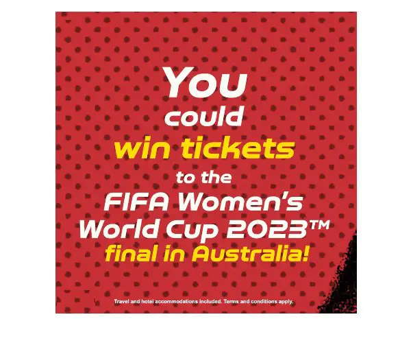 Frito-Lay's Goalden Giveaway - Win A Trip For Two To Watch The Women's World Cup Finals In Australia