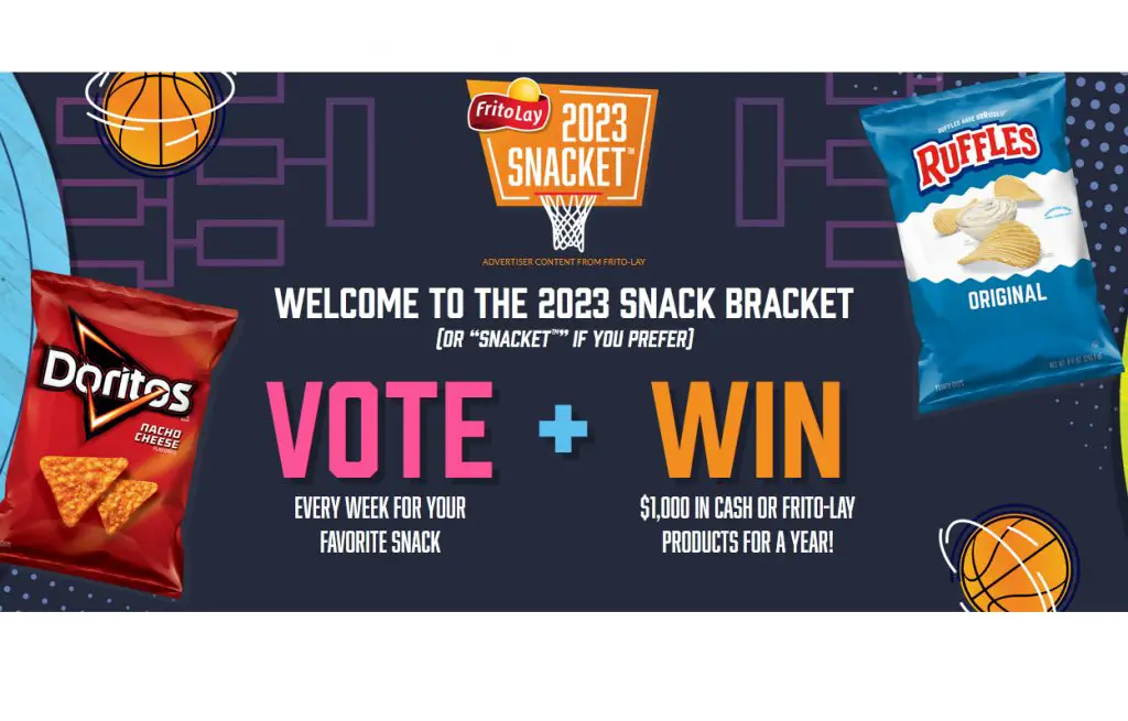 Frito Lay X SBNation Snacket Sweepstakes - Win $1,000 Or Frito-Lay Coupons