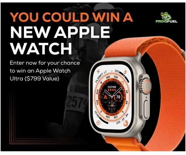 Frog Fuel December Apple Watch Giveaway - Win an Apple Watch Ultra
