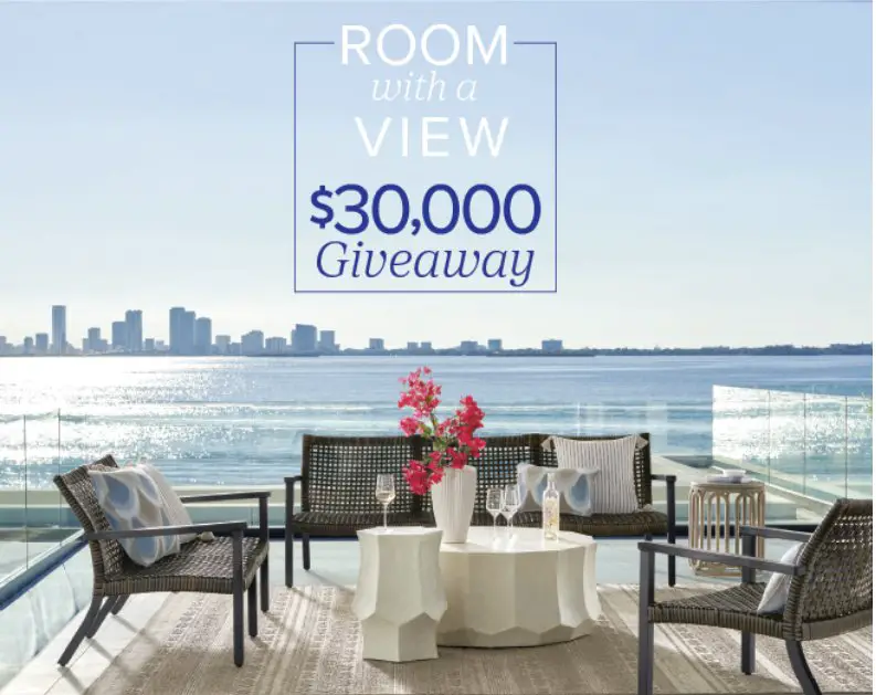 Frontgate $30,000 Room With A View Sweepstakes – Win A $10,000 Frontgate Gift Card (3 Winners)