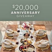 Frontgate Anniversary Sweepstakes – Win A $10,000 Frontage Gift Card (2 Winners)
