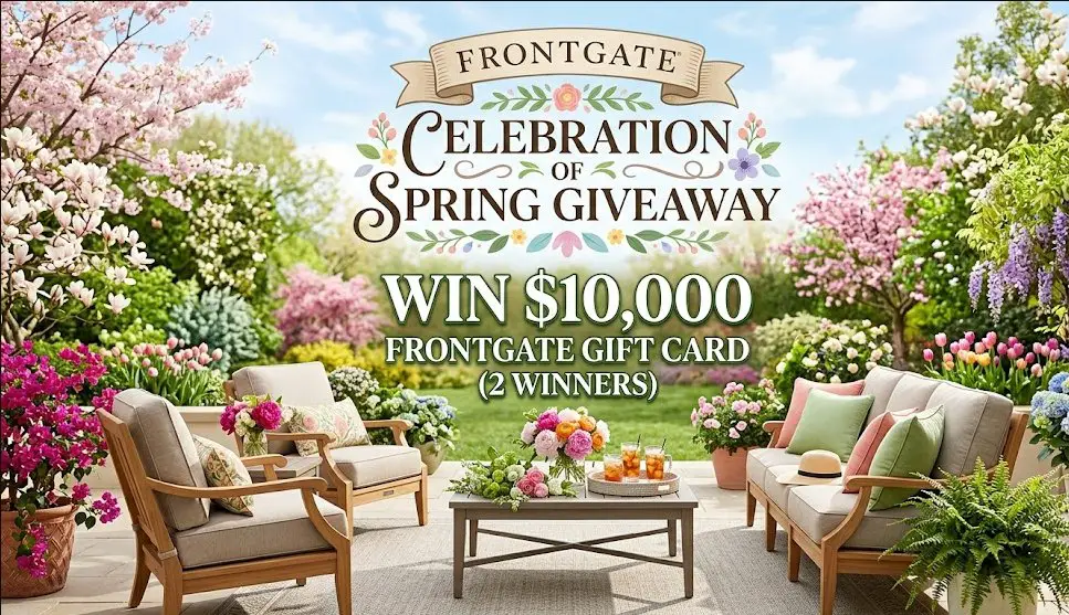 Frontgate Celebration Of Spring Giveaway - Win $10,000 Frontgate Gift Card (2 Winners)
