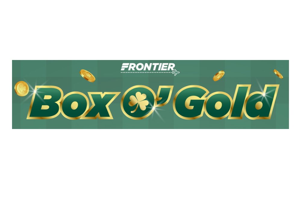 Frontier Airlines Box O' Gold Sweepstakes - Win An Elite Gold Status & Official Merch (10 Winners)