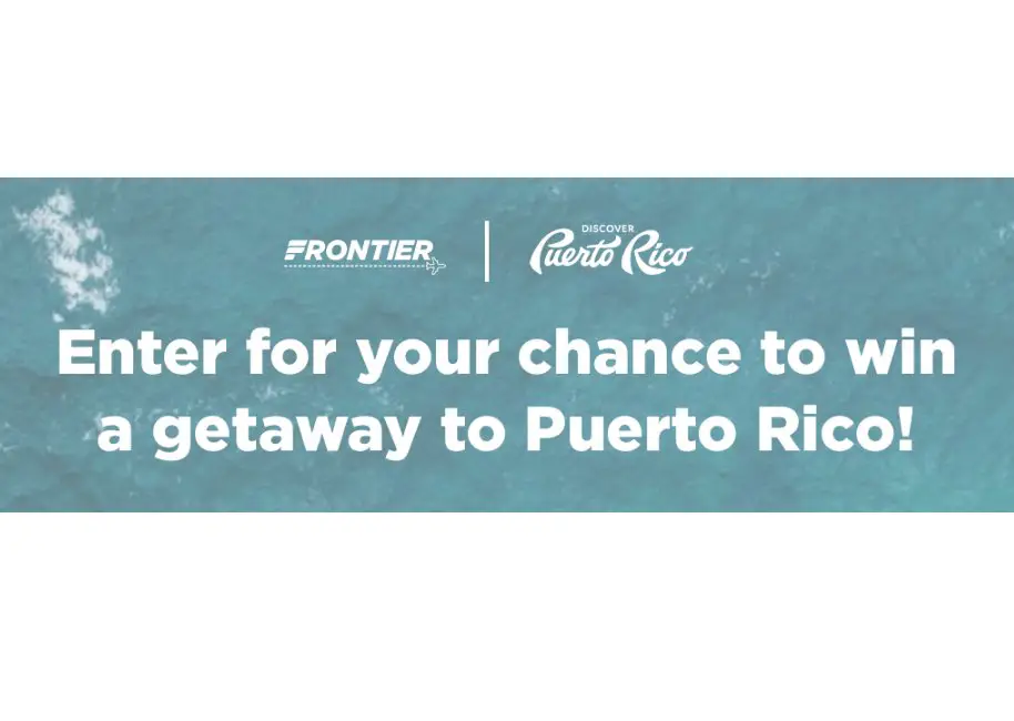 Frontier Airlines Getaway To Puerto Rico - Win A Trip For 2 To Puerto Rico