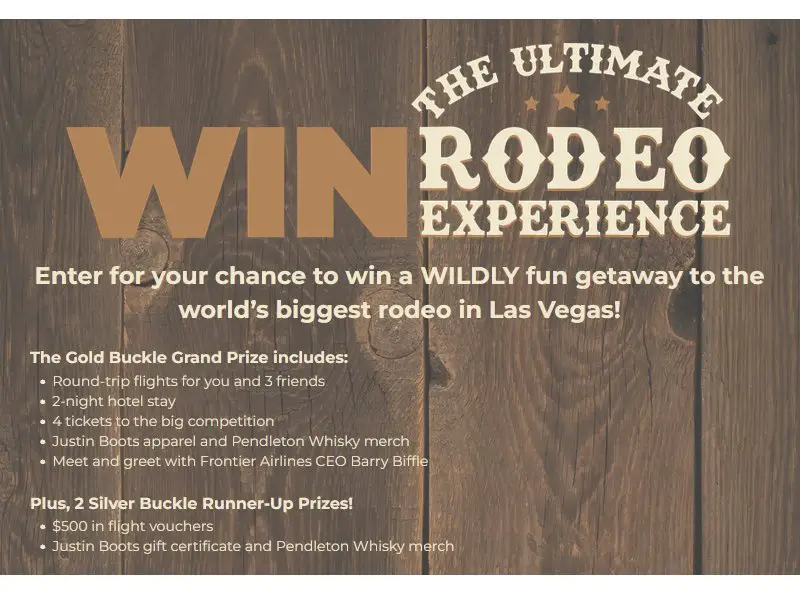 Frontier Airlines Rodeo With The CEO - Win A Trip To Watch The National Finals Rodeo In Las Vegas
