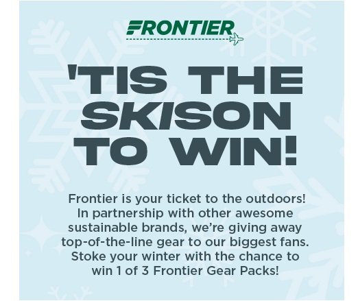 Frontier Airlines Winter Activity Gear Giveaway