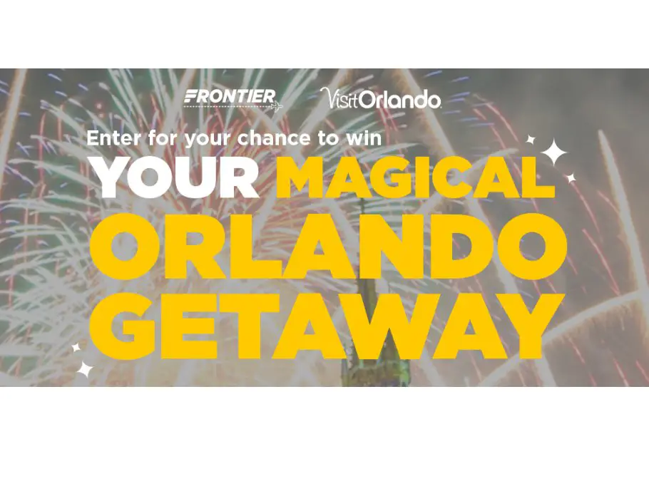 Frontier Airlines Your Magical Orlando Giveaway - Win A Trip For Four To Walt Disney World Resort
