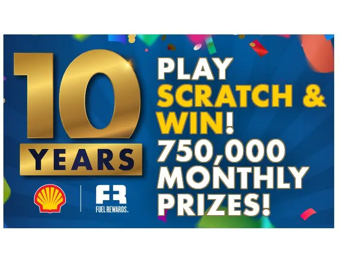 Fuel Rewards 10 Year Anniversary Instant Win Game - Instantly Win Gift Cards and More