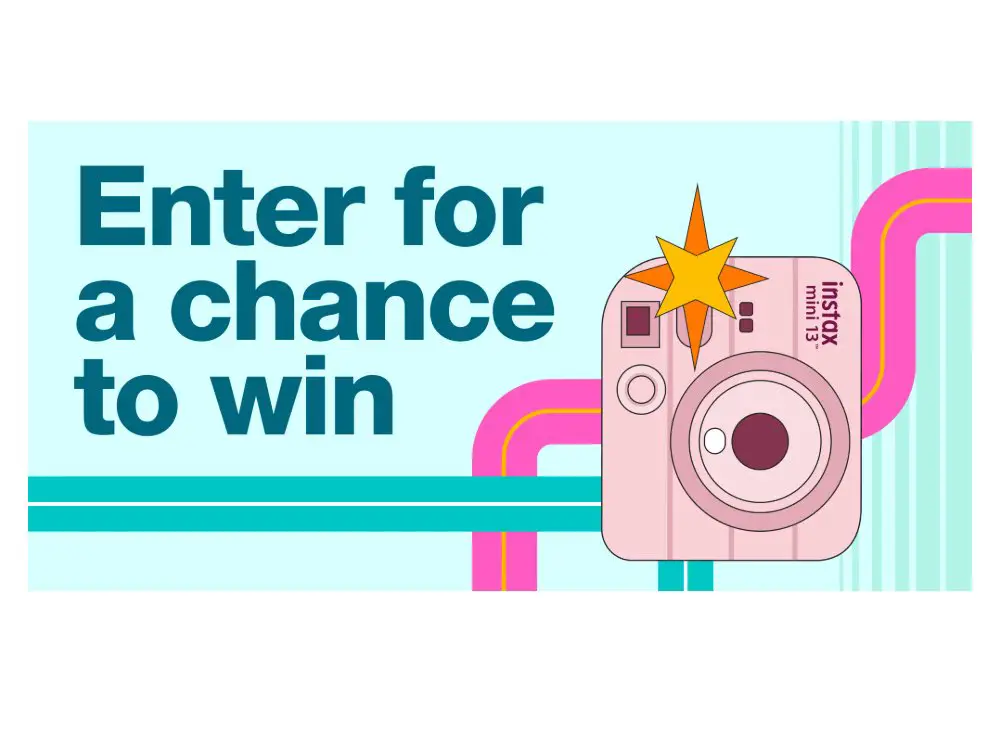 Fujifilm Instax 2026 Capture The Joy Tour Sweepstakes - Win An Instant Camera With Film Pack (10 Winners)