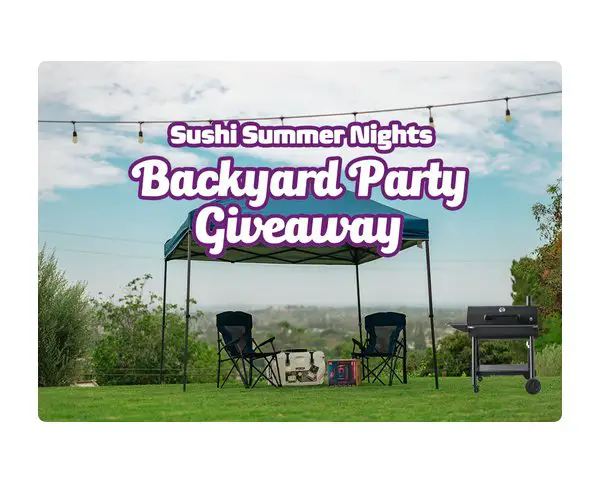 FujiSan Sushi Summer Nights Giveaway: Backyard Party Giveaway - Win Outdoor Party Gear Items & More